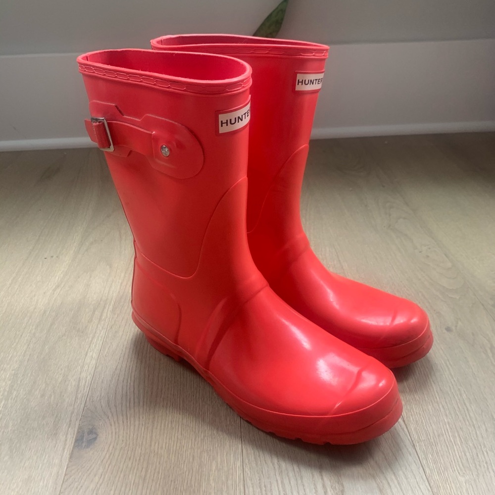 Hunter Rain Boots - Short Pink